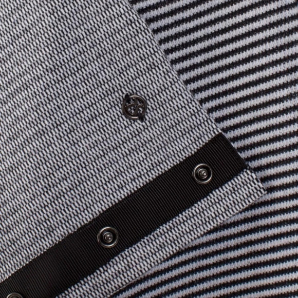 Lululemon Vinyasa Scarf Wrap One Size Mini Pique Check Black & White Stripe - Picture 9 of 9